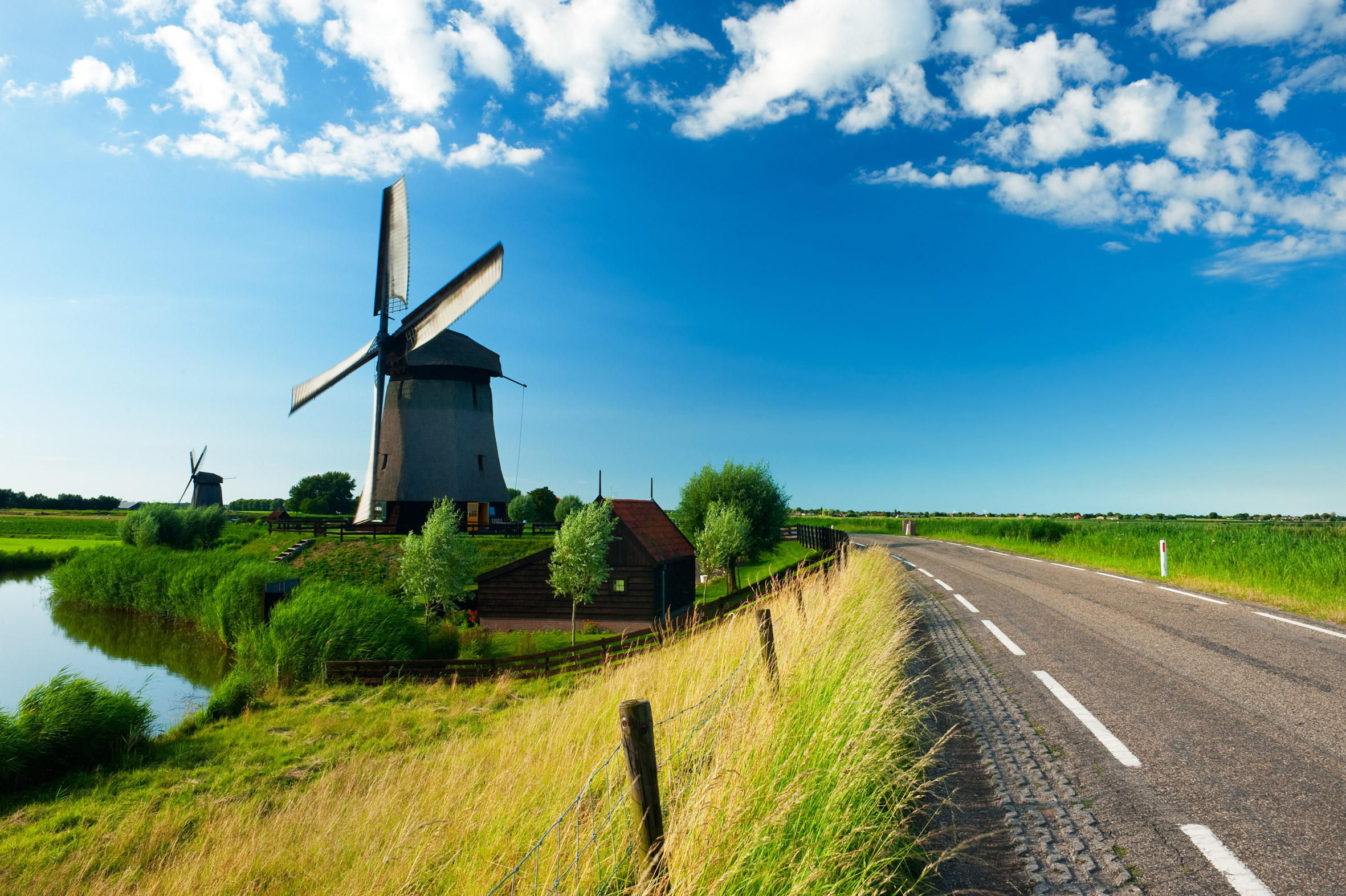 Moulins à vent villages de Volendam et Marken Amsterdam