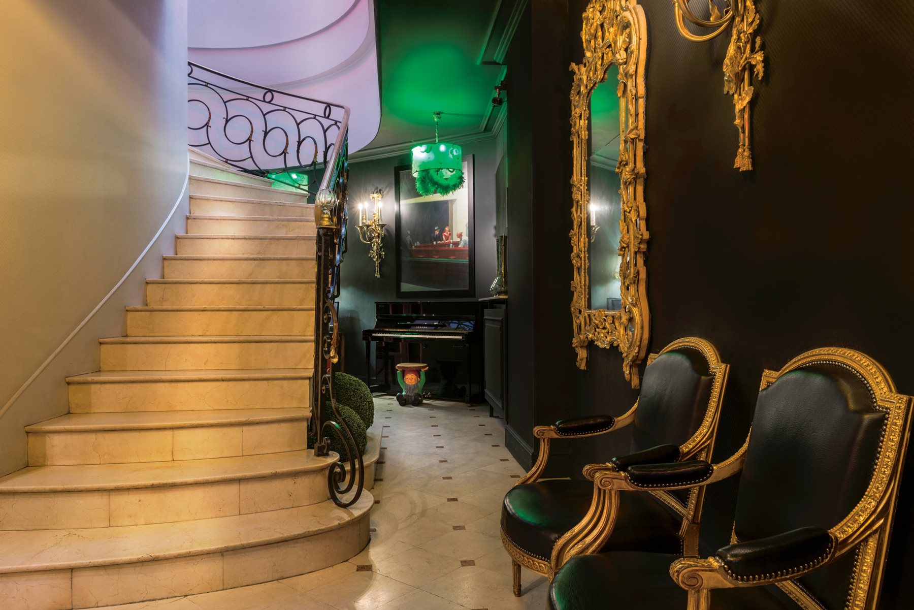 Lobby, Hôtel de Roubaix, Paris