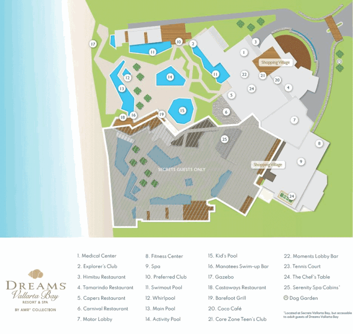 Dreams Vallarta Bay Resort & Spa - Hotel plan