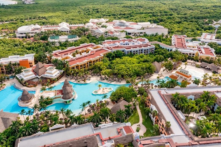 Aerial, Iberostar Selection Paraiso Lindo, Riviera Maya