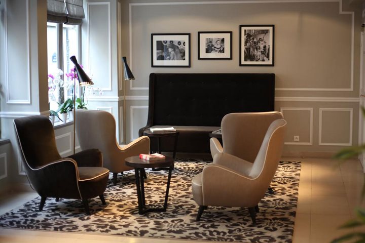 Lobby, Hotel Central Saint Germain, Paris