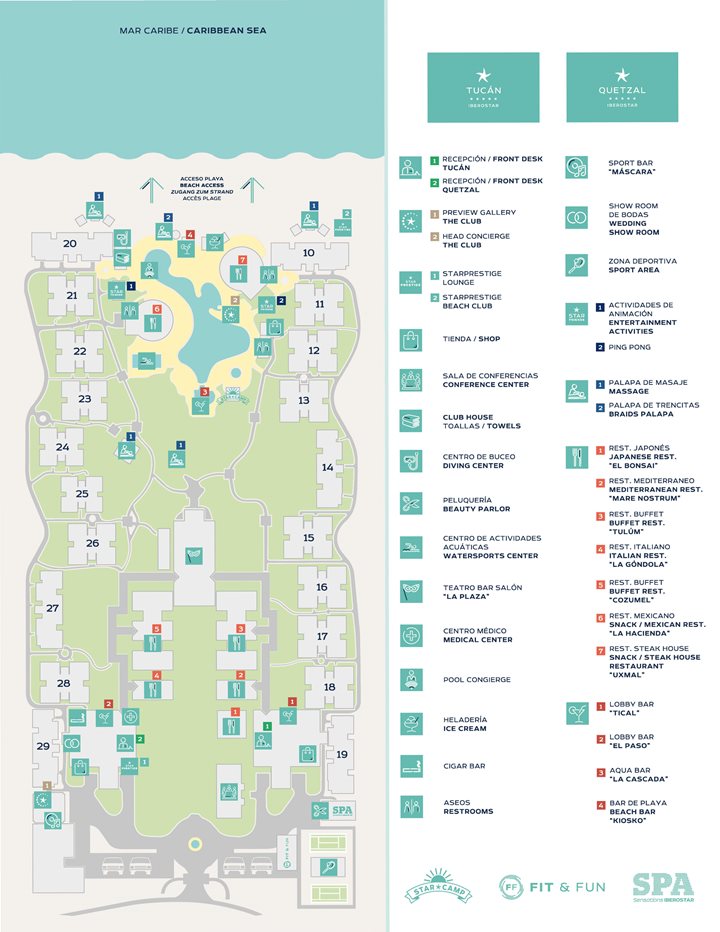 Iberostar Waves Quetzal - Hotel plan