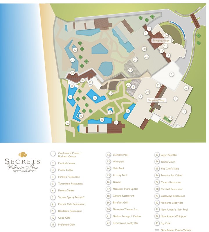 Secrets Vallarta Bay Puerto Vallarta - Hotel plan