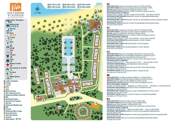 Viva V Samana by Wyndham - Hotel plan