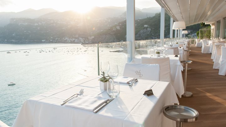 Terrasse du restaurant, Hotel Club Due Torri, Maiori