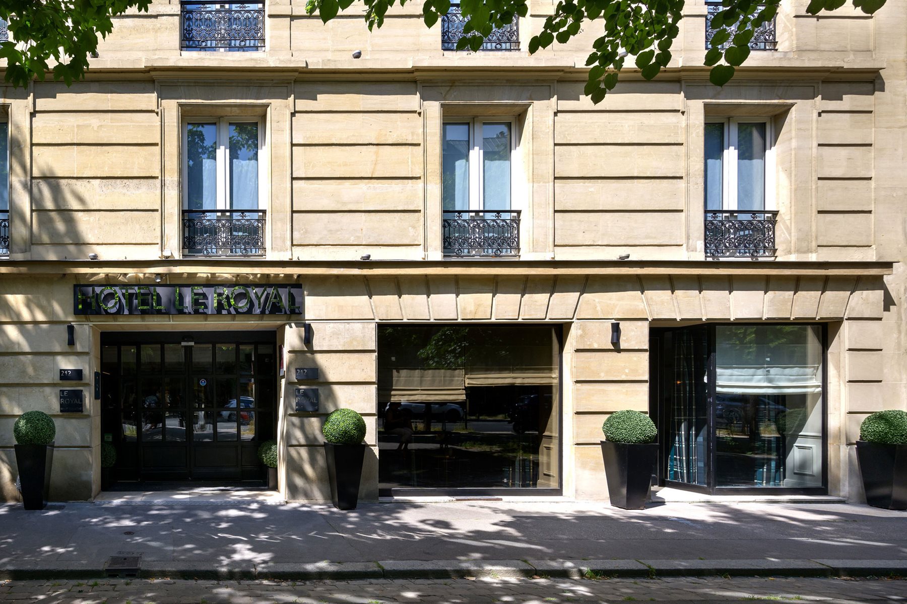 Hotel Facade, Hôtel Le Royal Rive Gauche, Paris