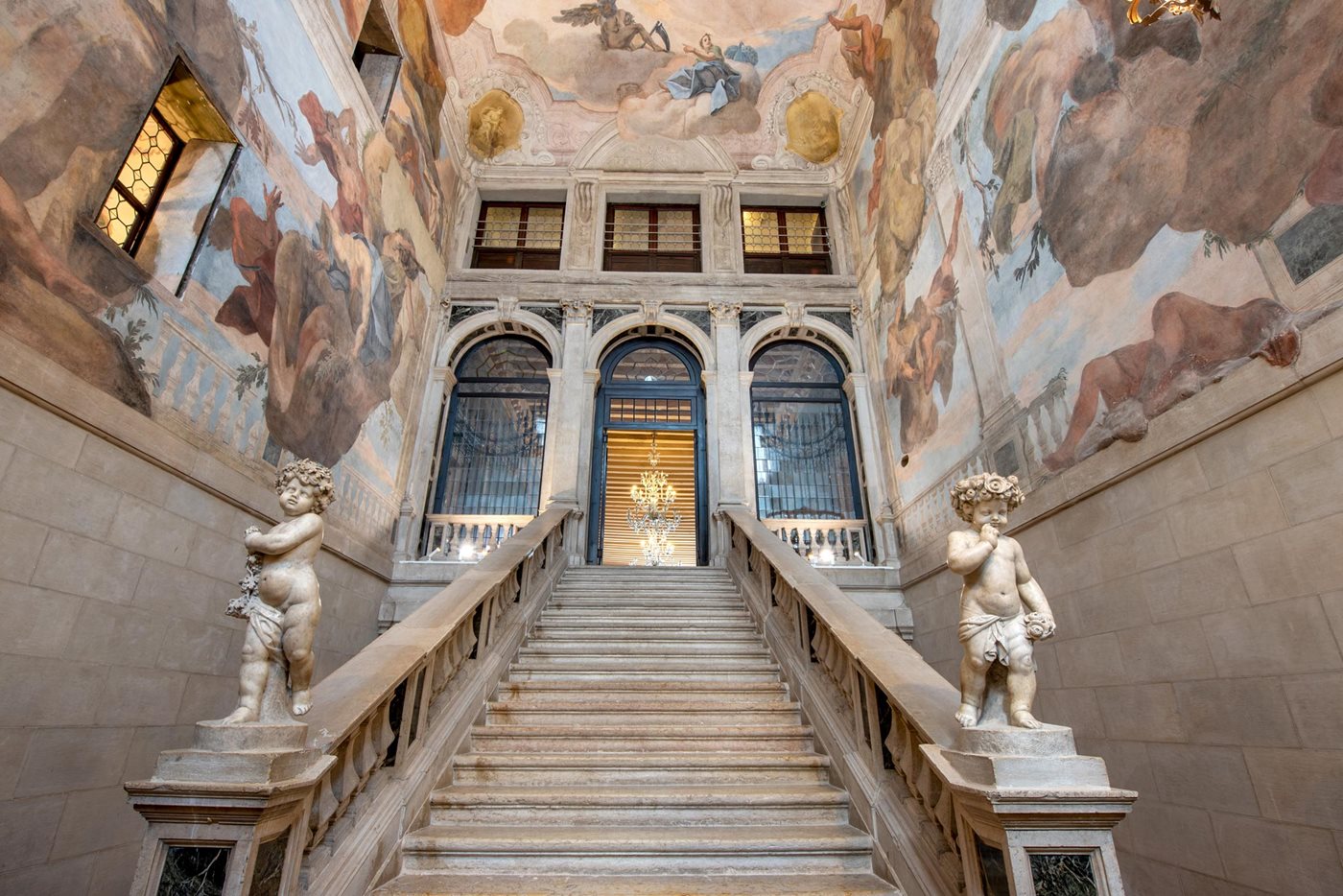 Escalier de l'entrée, Hotel Ca Sagredo