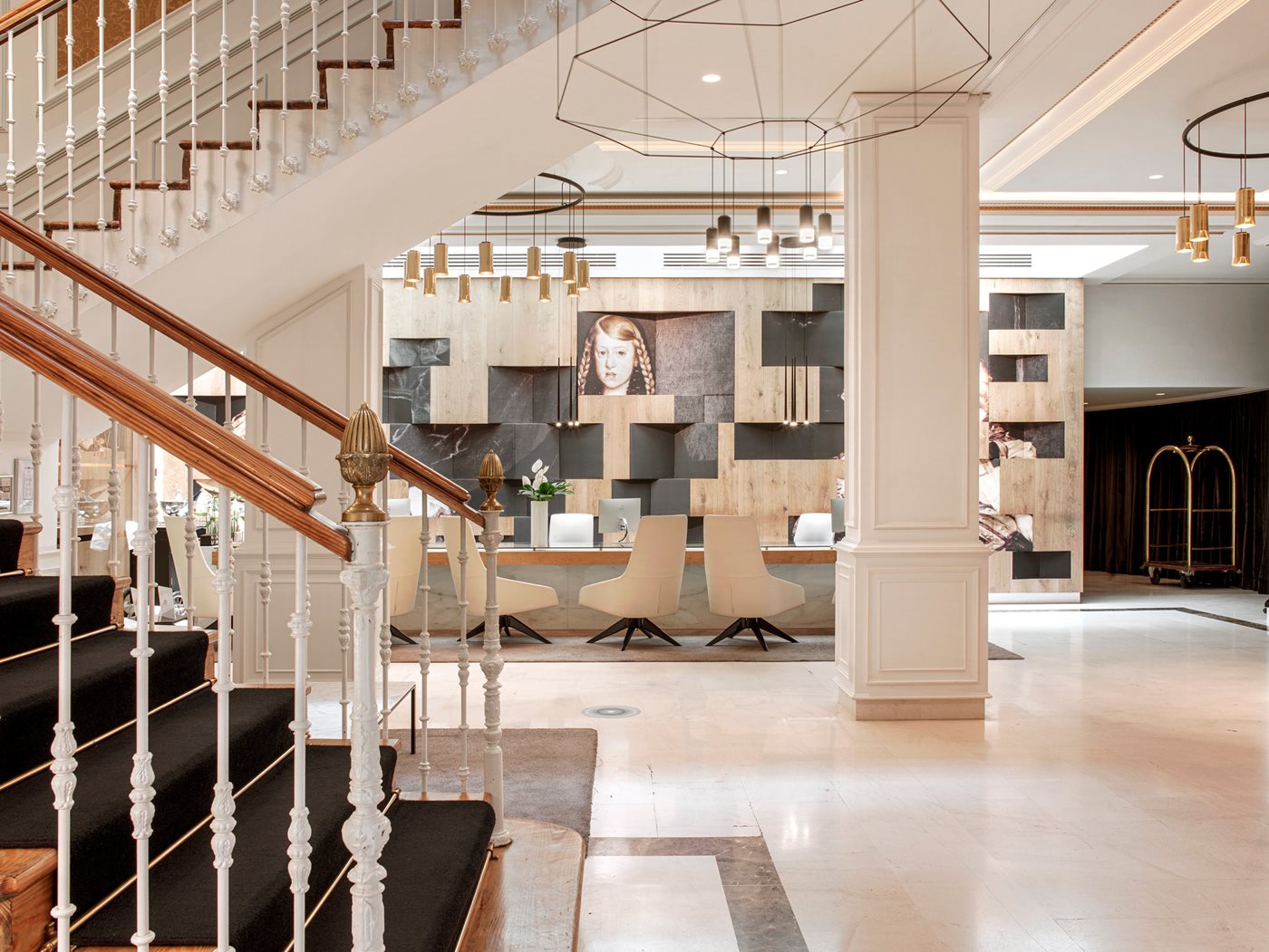 Hotel Reception, Palacio de Los Duques Gran Melia, Madrid