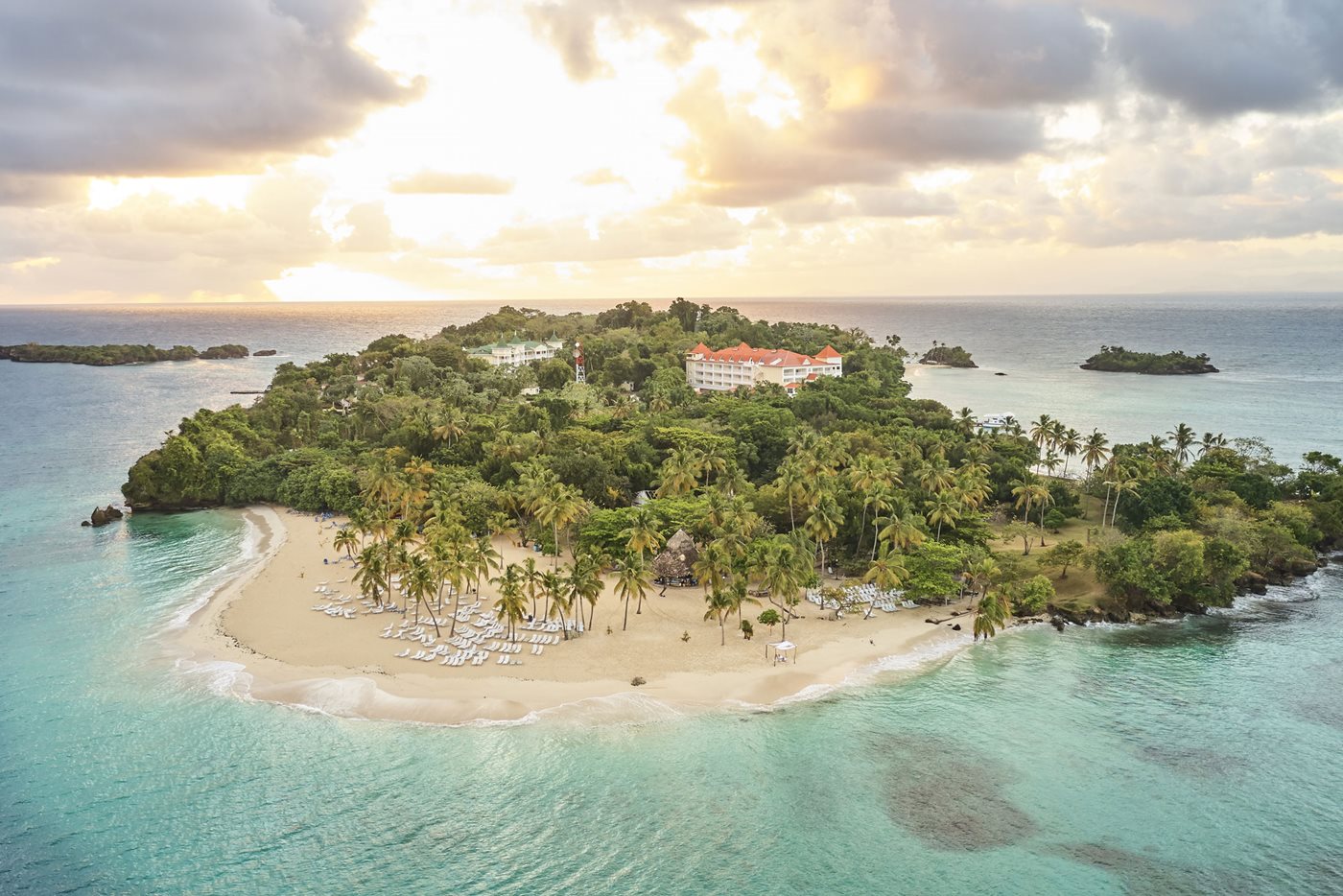 Aerial view, Bahia Principe Luxury Cayo Levantado, Samana