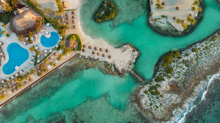 Aerial view, Catalonia Riviera Maya