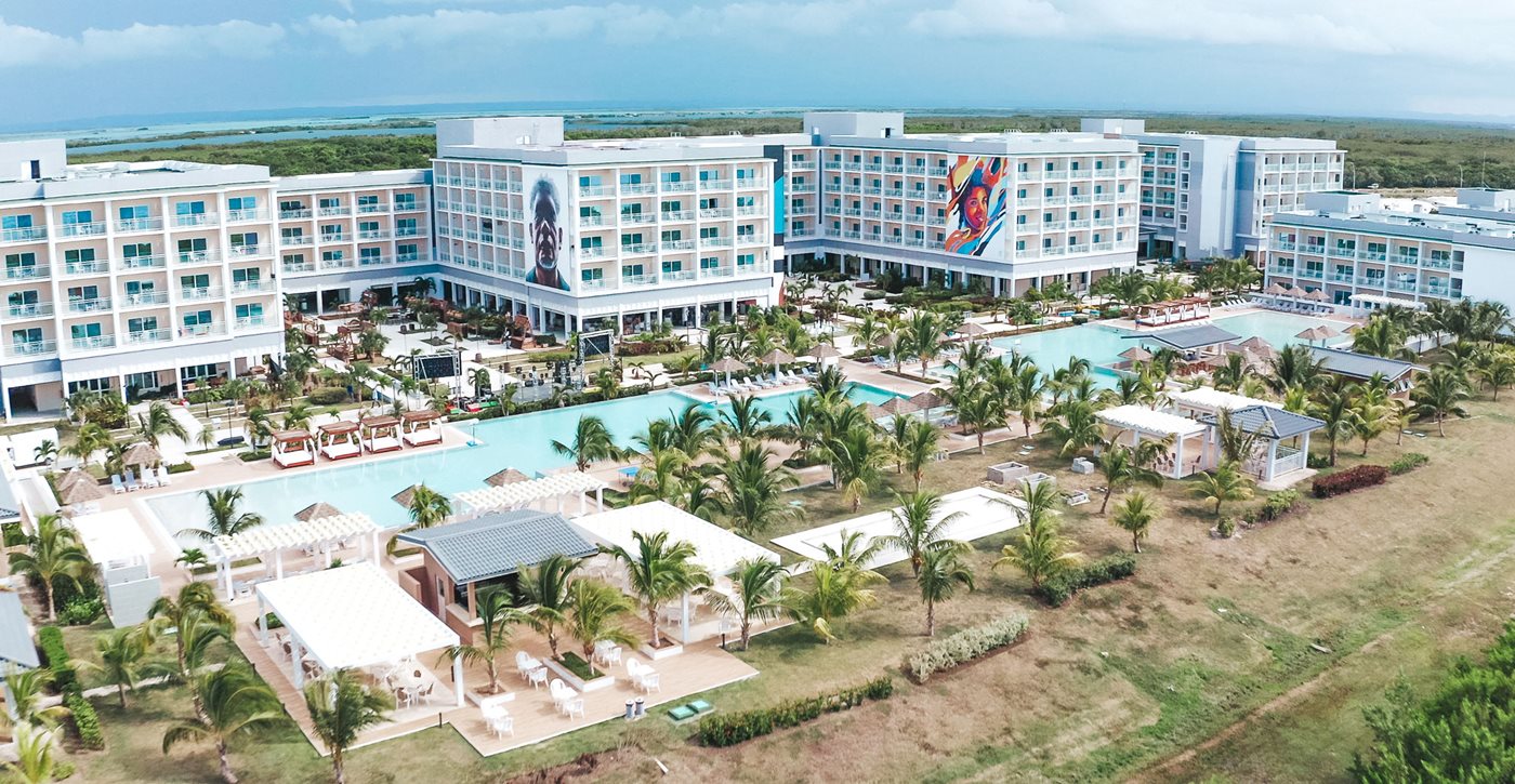 Vue aérienne, The One Gallery Hotel, Cayo Santa Maria