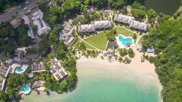 Vue aérienne, Couples Sans Souci, Ocho Rios