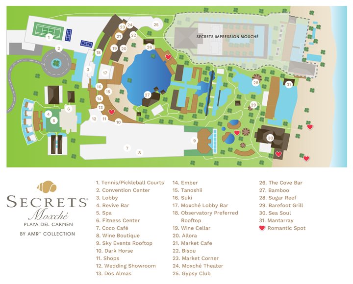 Secrets Moxché Playa Del Carmen - Hotel plan