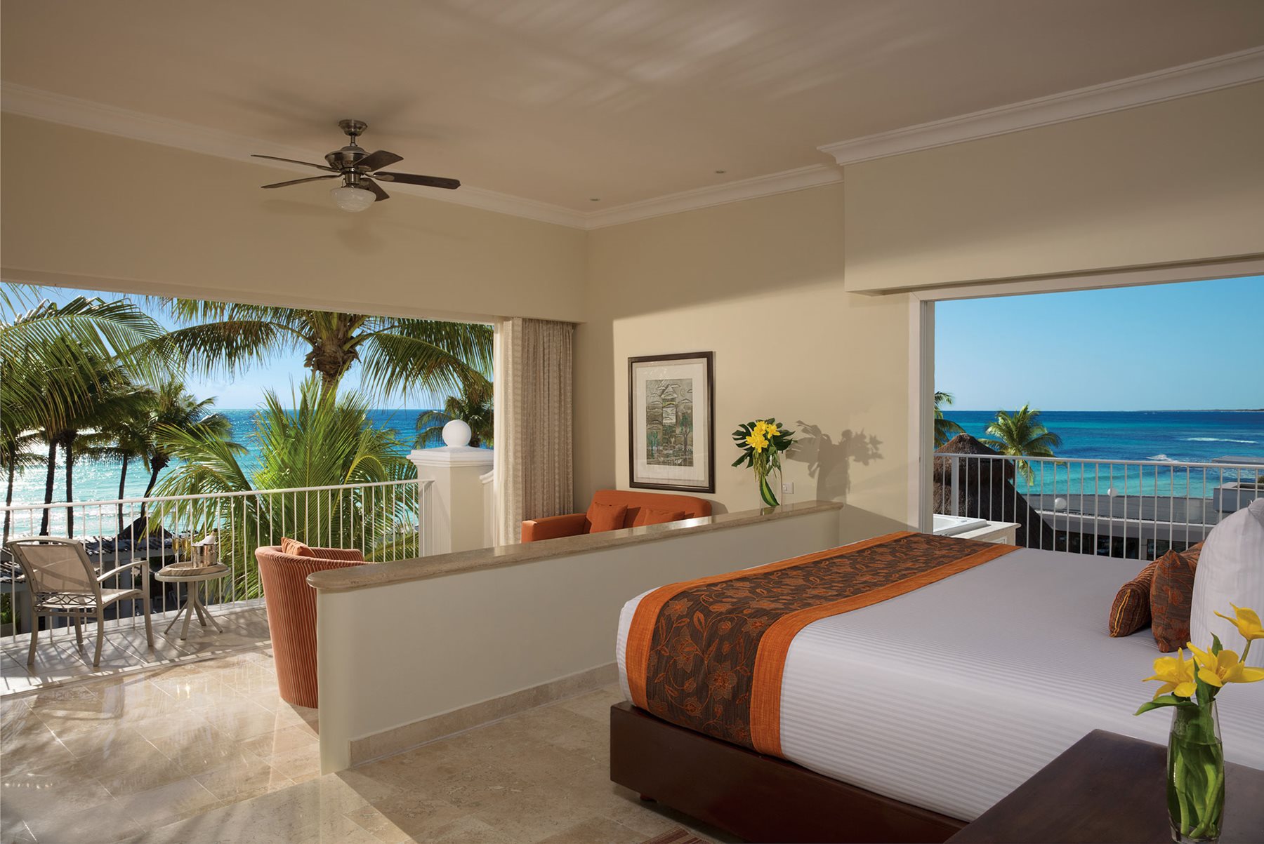 Preferred Club Honeymoon Suite Ocean Front King, Dreams Tulum Resort & Spa