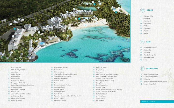 Couples Sans Souci - Plan de l'hôtel