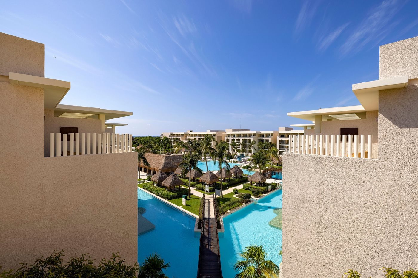 Aerial, Paradisus La Perla Adults Only Riviera Maya