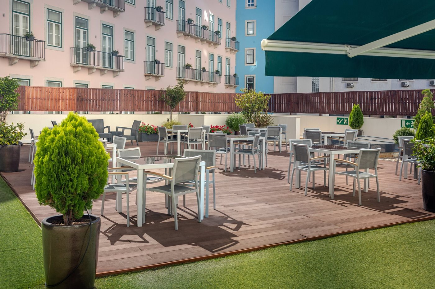 Terrasse, Hotel Mundial, Lisbonne
