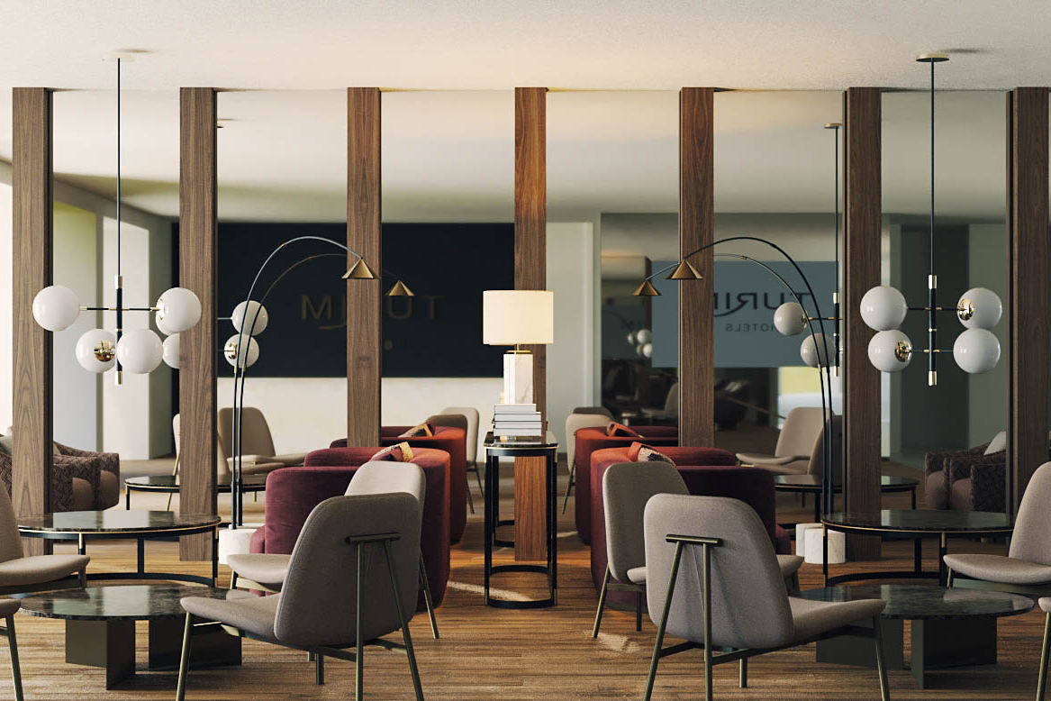 Bar du hall, Hotel Turim Oporto