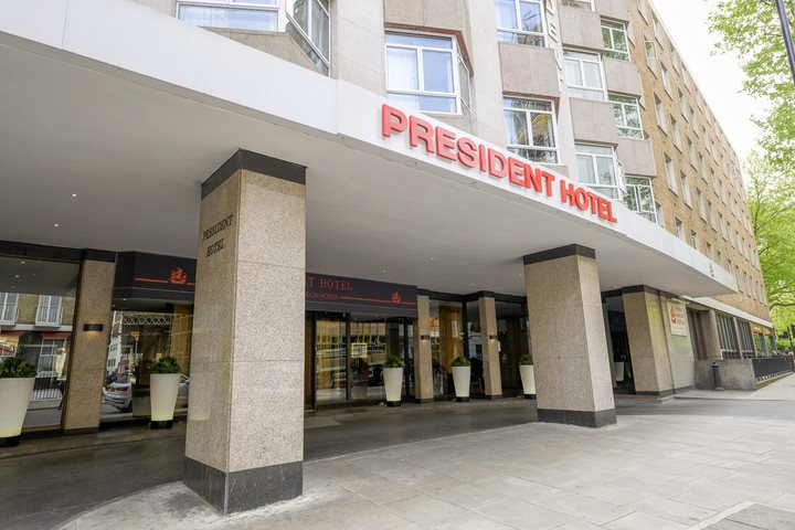 Hotel Entrance, President Hotel, London