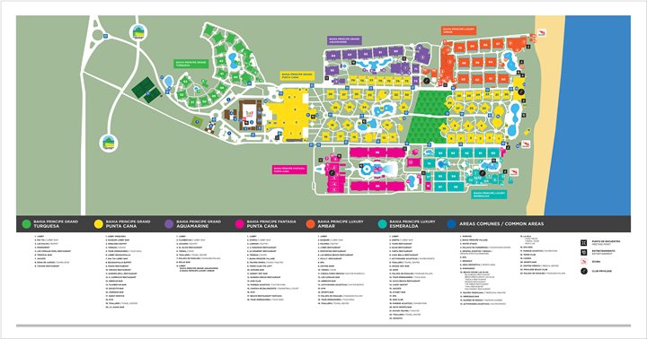 Bahia Principe Grand Aquamarine - Plan de l'hôtel