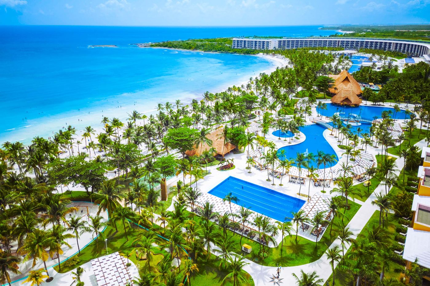 Aerial view, Barcelo Maya Beach, Riviera Maya