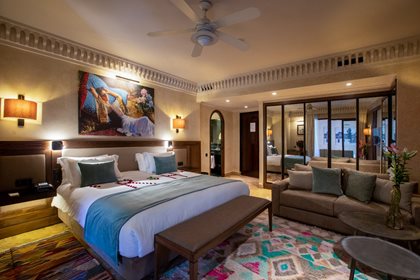 Chambre double avec vue sur le patio, Les Jardins de la Koutoubia