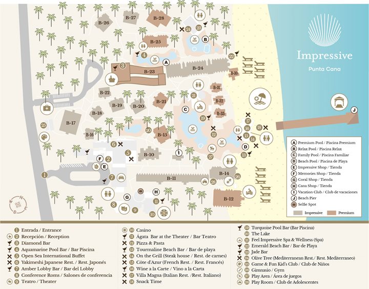 Impressive Punta Cana - Hotel plan