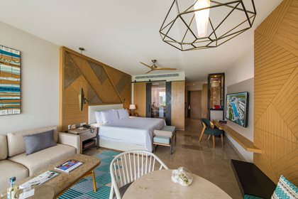 Vue mer partielle lit King Suite Junior, Haven Riviera Cancun Resort & Spa