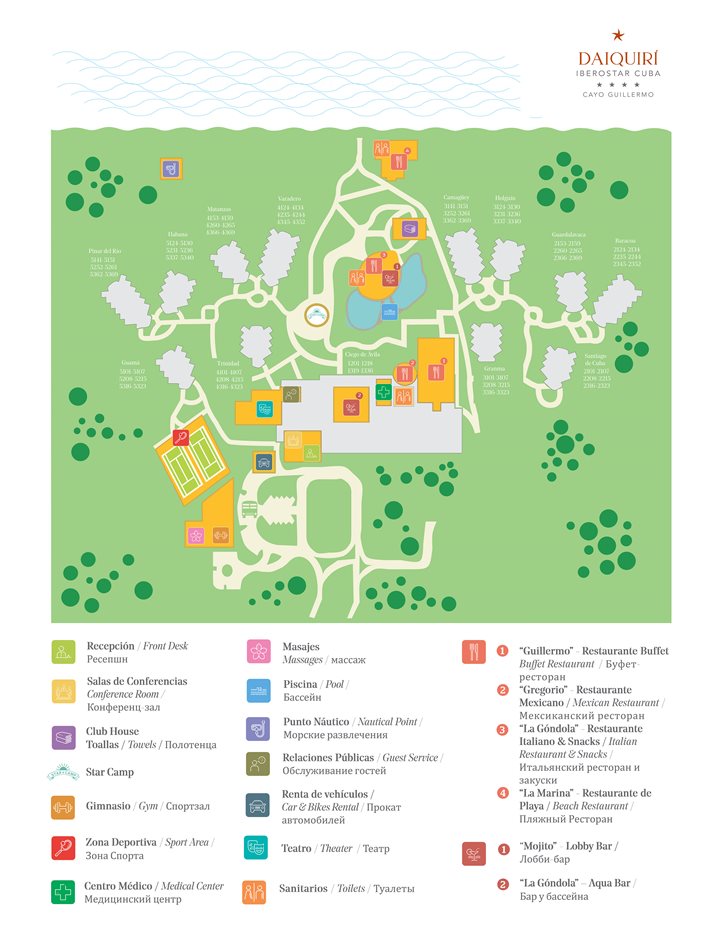 Iberostar Origin Daiquiri - Hotel plan