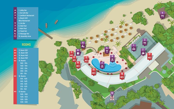 Grand Decameron Cornwall Beach, A Trademark All-Inclusive Resort - Hotel plan