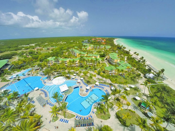 Vue aérienne, Tryp Cayo Coco