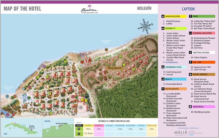 Paradisus Rio de Oro Resort & Spa - Hotel plan
