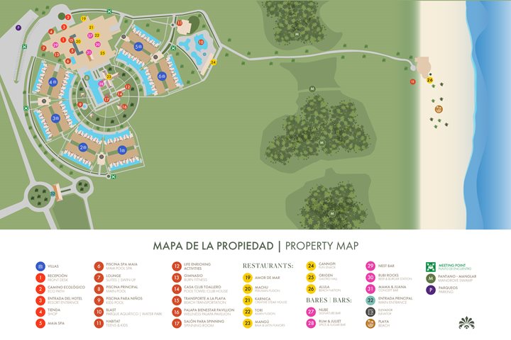 Paradisus Grand Cana All Suites - Hotel plan
