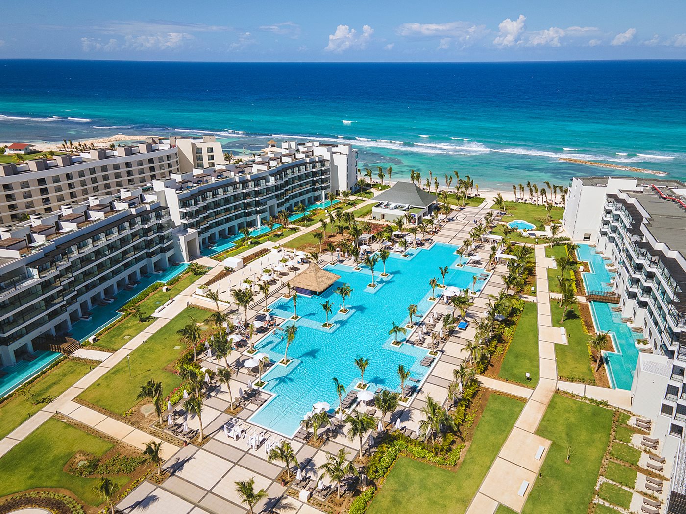 Vue aérienne, Ocean Eden Bay, Trelawny