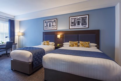 Chambre de luxe Twin, Temple Bar Hotel Dublin by The Unlimited Collection