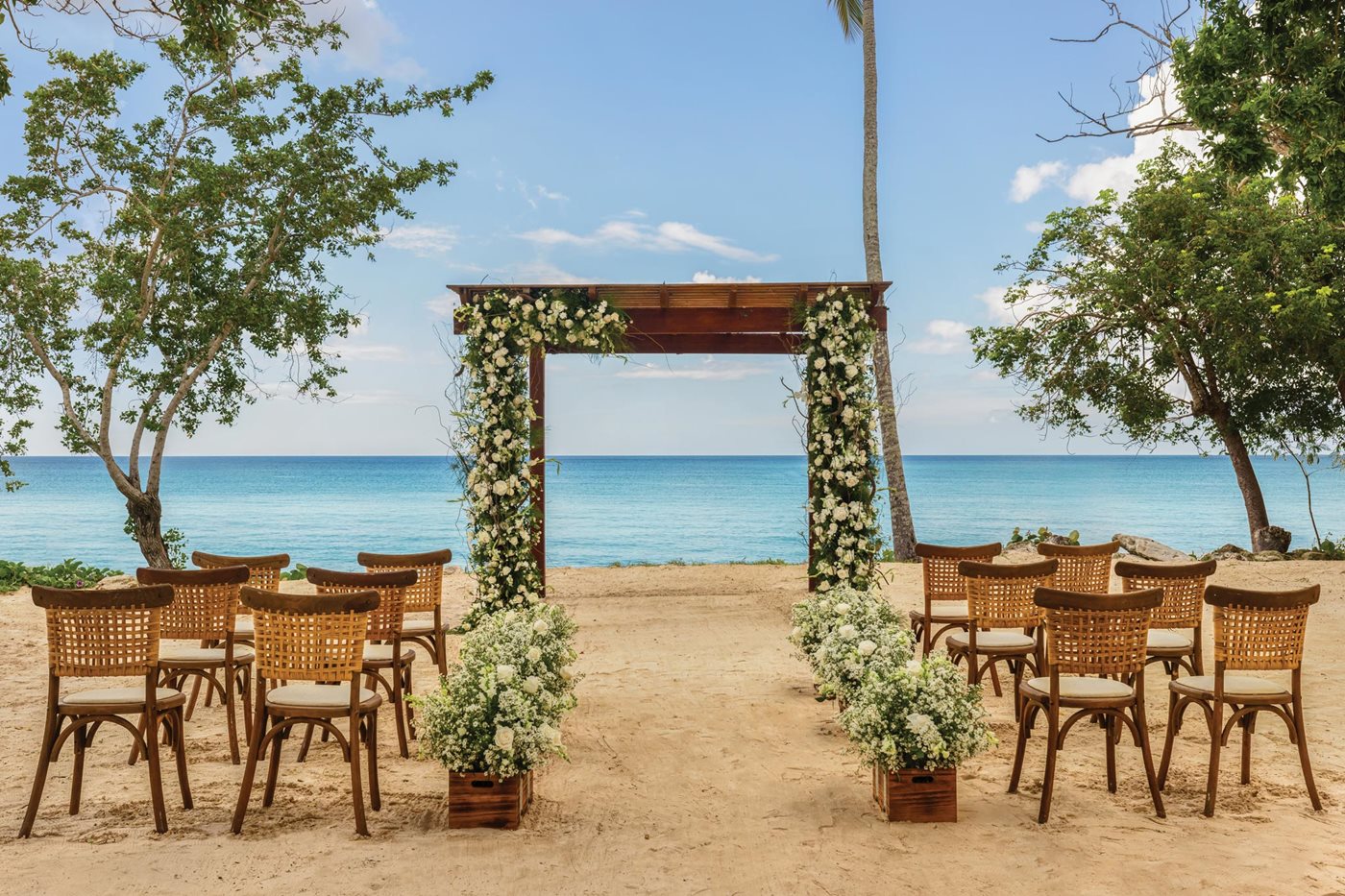 Wedding on the beach, Hilton La Romana, An All Inclusive Resort