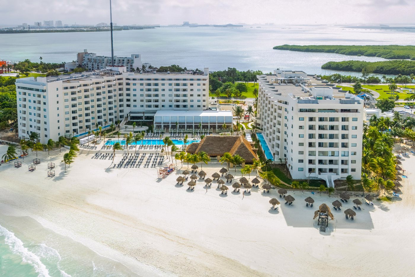 Aerial, Meliá Casa Maya, Cancun