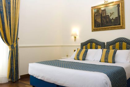 Chambre double ou twin, Hotel Traiano