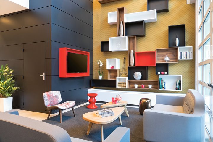 Lobby, Citadines Tour Eiffel Paris