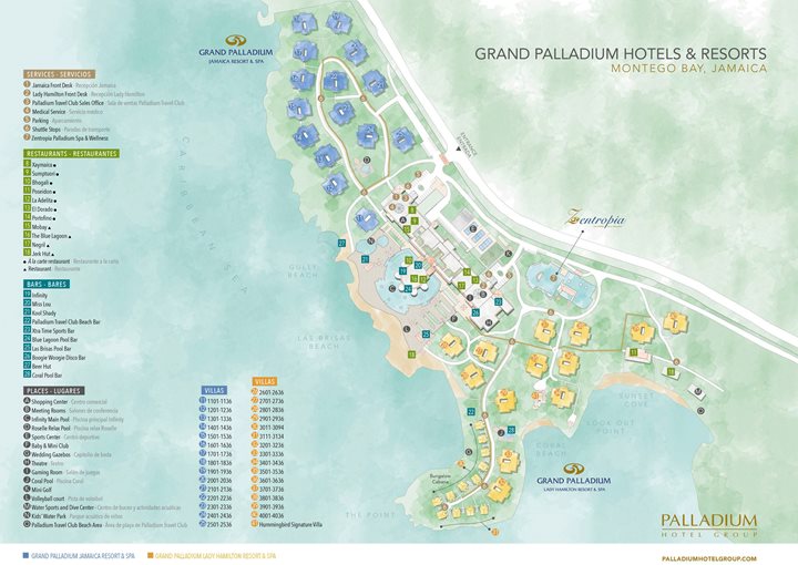 Grand Palladium Lady Hamilton Resort & Spa - Hotel plan