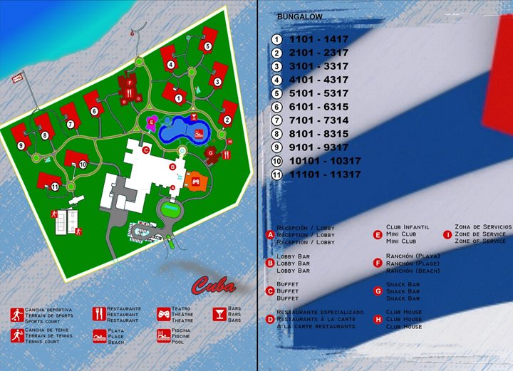 Hotel Playa Paraiso - Hotel plan