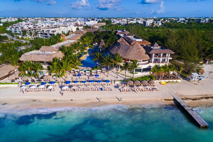 Aerial view, The Reef Coco Beach, Riviera Maya