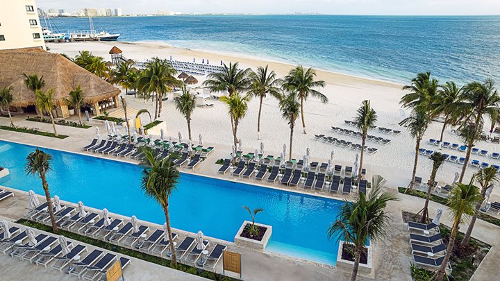 Aerial, Meliá Casa Maya, Cancun