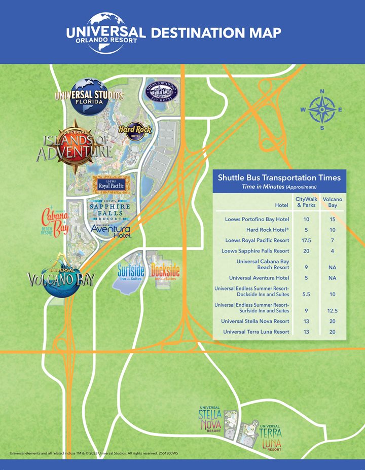 Universal Terra Luna Resort - Hotel plan