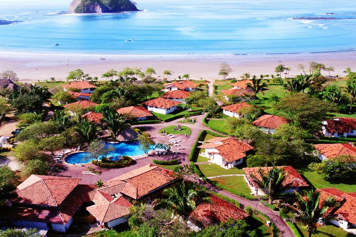 Aerial, Hotel Villas Playa Samara, Liberia