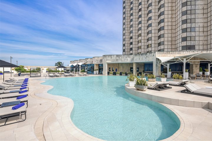 Piscine, Meliá Cohiba, La Havane