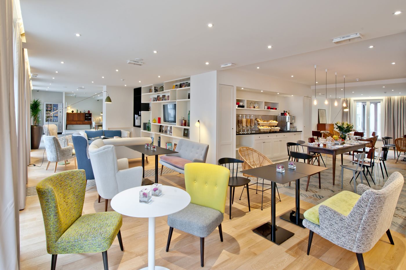 Salle à petit-déjeuner, Citadines Sainte-Catherine Bruxelles