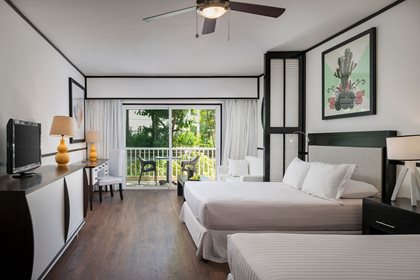 Suite Junior vue piscine/jardin, Ocean Blue & Sand