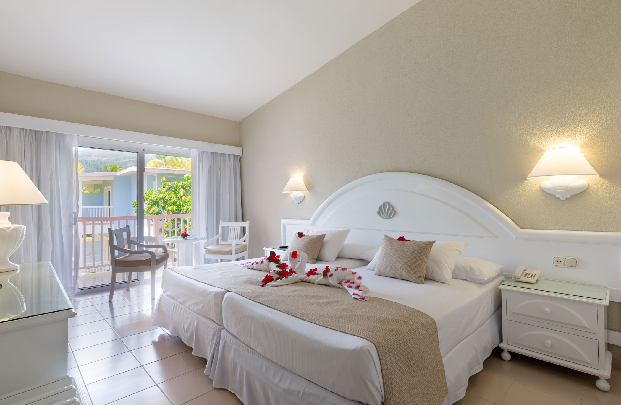 Chambre Lits Double – Vue choix de l'hôtelier