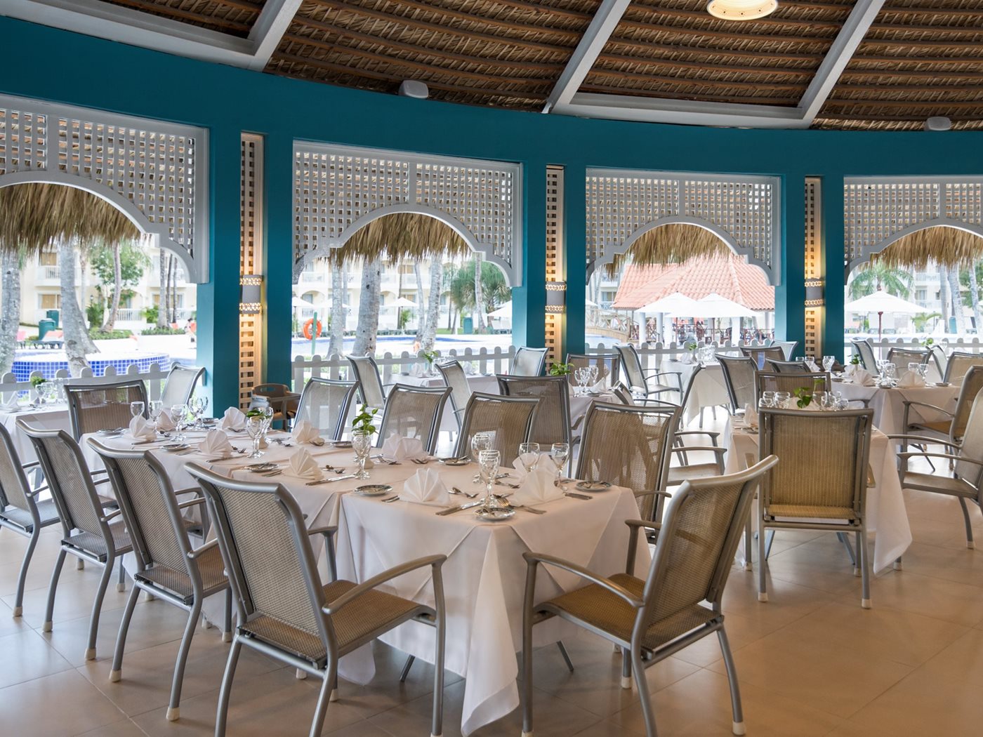 Marenostrum seafood restaurant at Occidental Caribe featuring fresh coastal dining with beachfront views in Punta Cana